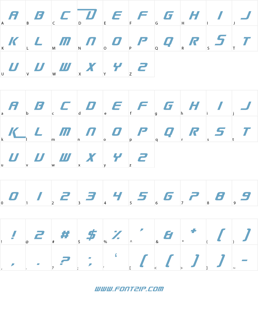 Smack Laideth Down 2016 Font Character